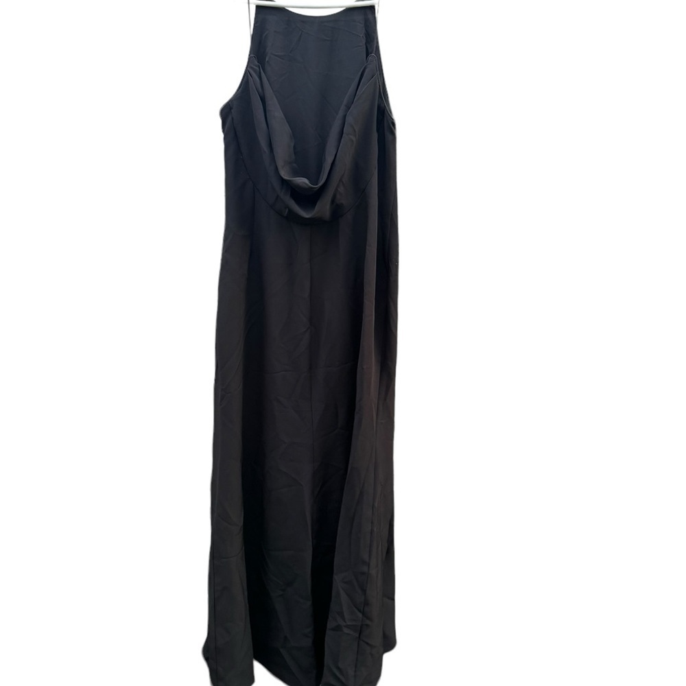 Wayf Women's Black Sleeveless Cowl Back Nina Trumpet Gown Dress Size XL - Picture 5 of 9